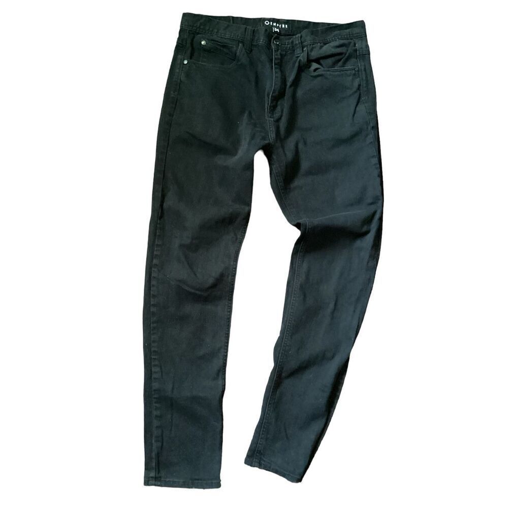 Empyre Verge Tapered Skinny Jeans Black 34